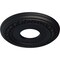 Ekena Millwork Jackson Ceiling Medallion (Fits Canopies up to 7 3/8"), 12 1/4"OD x 4"ID x 1 1/8"P, Steel Gray CM12JASGS - alternate 2